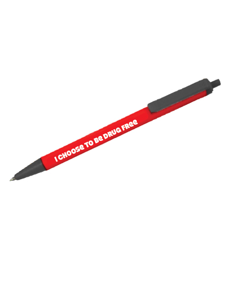 I Choose to Be Drug Free! Click Pen