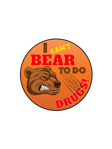 I Can't Bear To Do Drugs Button