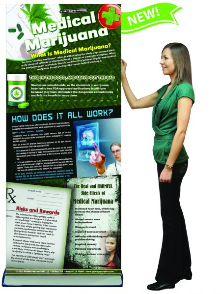 Medical Marijuana Retractable Banner w/Stand
