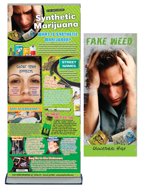 Synthetic Marijuana Retractable Banner Package