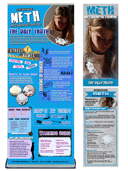 Meth (Methamphetamine) Retractable Banner Package