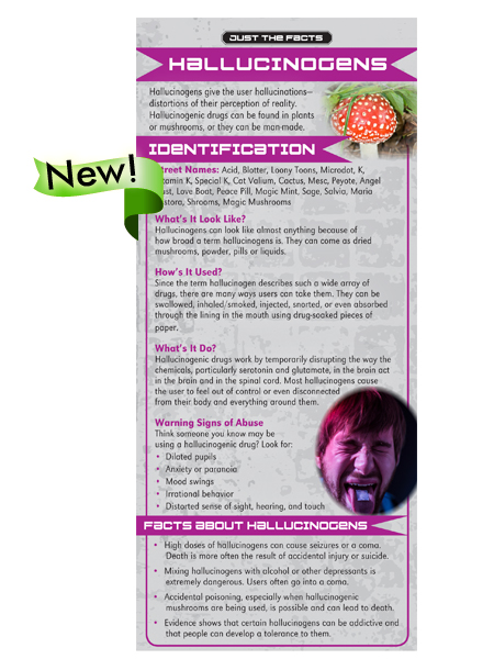Just the Facts Rack Card: Hallucinogens