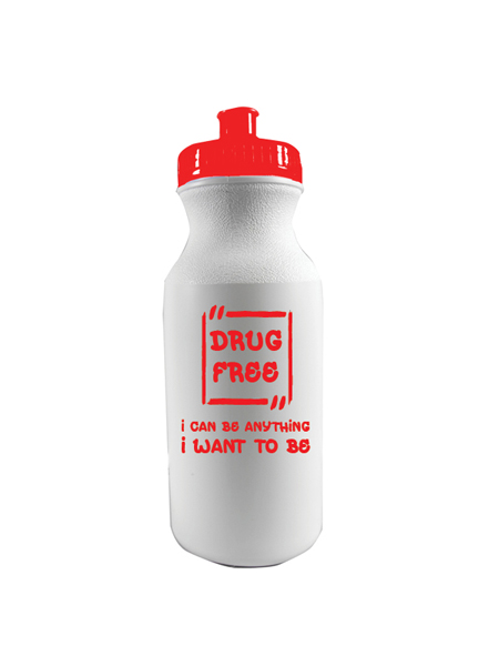Drug Free I Can Be 20 oz. Sports Bottle