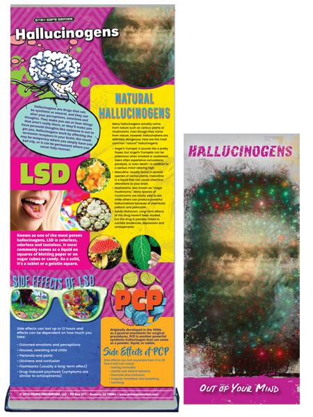 Hallucinogens Retractable Banner Package