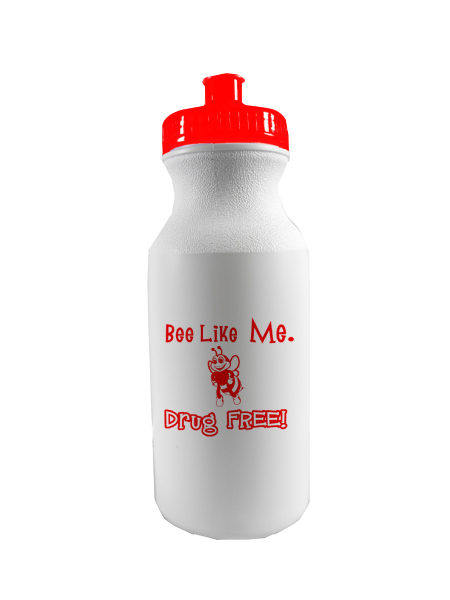 Bee Like Me Drug Free - 20 oz. Sports Bottle