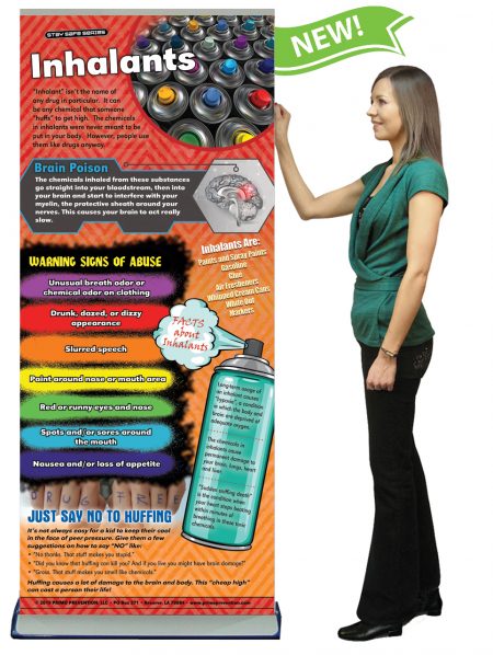 Inhalant Prevention Presentation Banner w/Stand